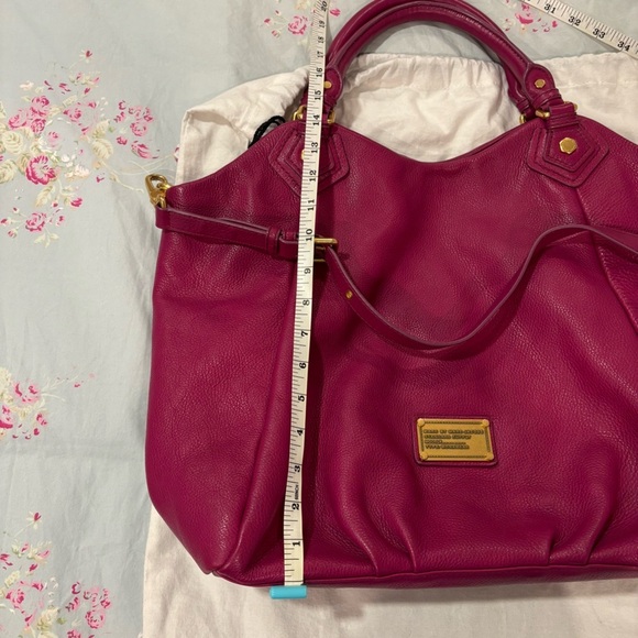 MARC by Marc Jacobs Classic Q Fran Satchel Plum/Purple Leather - Picture 3 of 16